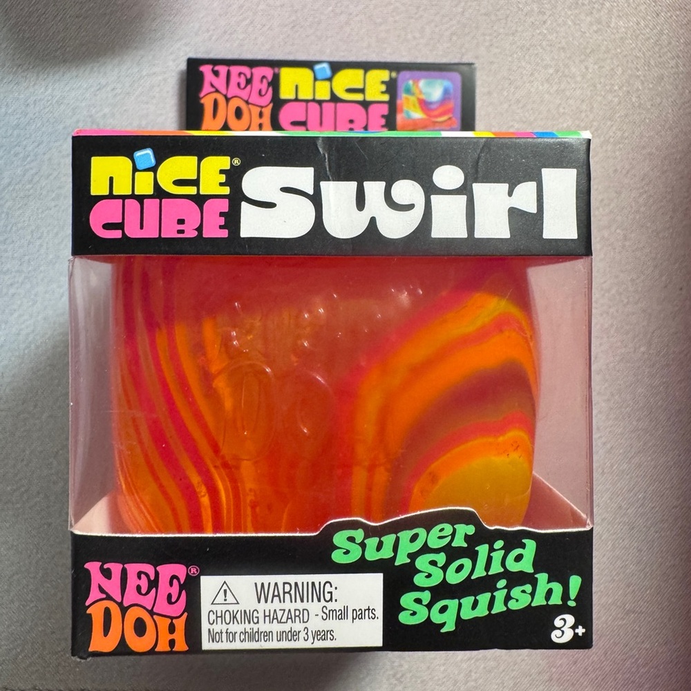Needoh Nice Cube Swirl Squishy